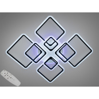 Стельова світлодіодна люстра з димером та LED підсвічуванням, 180 Вт Diasha A8160/8BKLED3colordimmer Стельова світлодіодна люстра з димером та LED підсвічуванням, 180 Вт Diasha A8160/8BKLED3colordimmer