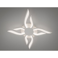 Стельова led люстра кільця з пультом, диммером, підсвіткою, 40W, біла Diasha 2481/4+4WHLED3colordimmer