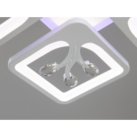 Люстры светодиодные с пультом управления Diasha S8157/4WH LED 3color dimmer