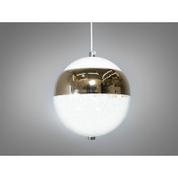 Підвісний світильник 686-1G золото сферичний блискуча вставка Diasha 686/1FG