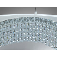 Люстра кришталева Diasha біла LED 58Вт Diasha P7027/D500WH