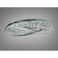 Вишукана світлодіодна люстра із кришталю , 55Вт, хром Diasha 562/500CH