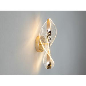 Дизайнерський світильник світлодіодний на стіну, 6Вт, золото Diasha F3851-3