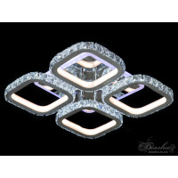 Cветодиодная люстра с хрусталем и пультом с подсветкой Diasha S8305/4NEW HR LED RGB dimmer