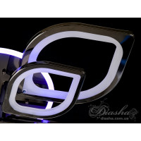 Cветодиодная люстра Diasha 8073/4+4BHR LED 3color dimmer 