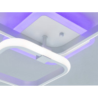 Стельова LED люстра Квадрати біла 85W димер Diasha 2525/2WHLED3colordimmer