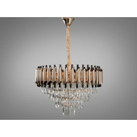 Люстра на 9 ламп, золото+чорный Diasha 9001-550SGD+PB