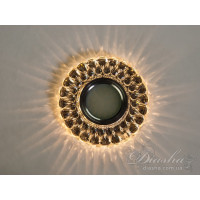 Точечный светильник врезной с лед подсветкой Diasha 7758WH 