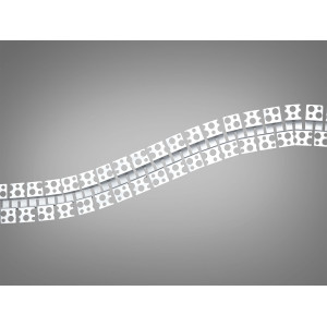 Гнучкий профіль для LED стрічки, накладний Diasha PL-G-1213-3M