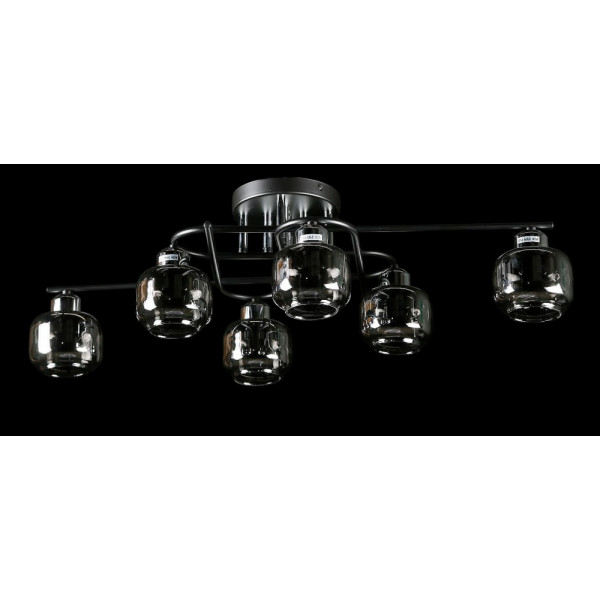 Люстра с плафонами  L07381/6 (BLACK+CHROME) Splendid-Ray
2543