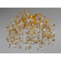 Яркая люстра золото Diasha 601-450GD