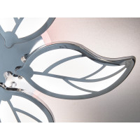 Люстра стельова Diasha хром 105W димер пульт LED Diasha 8028/6HRLED3colordimmer