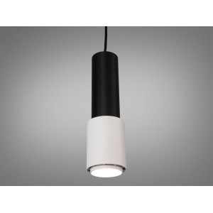 Підвісний світильник чорний GU10 одинарний Diasha QY-H1129B+W-L