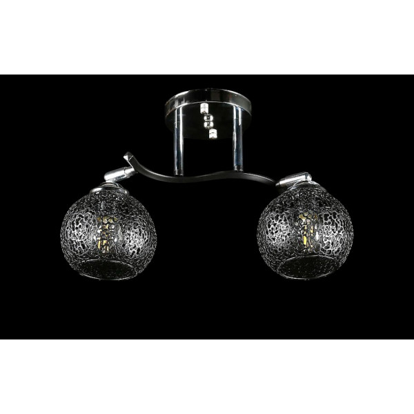 Люстра с плафонами  L06345/2 (CHROME+BLACK) Splendid-Ray
2589