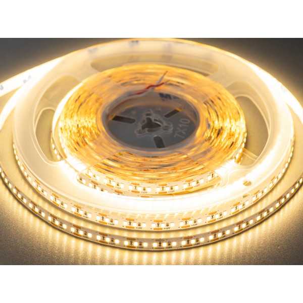 LED стрічка 12В, 180 діодів на метр, 10мм, теплий Diasha P12-2835-180-WW-20-10