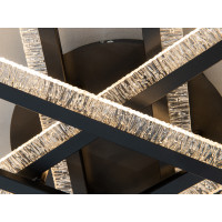 Стельова світлодіодна люстра чорний 86 W Diasha MX3087/6BK