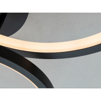Светодиодная люстра в спальню Diasha 2556BKdimmer