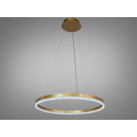 Світлодіодна люстра з регульованою висотою і пультом, 42W, золото Diasha D8174-600G