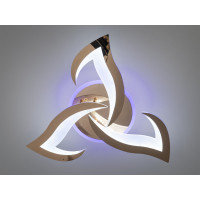 Стельова світлодіодна люстра з пультом, димером, 45W, хром Diasha 8146/3GLED3colordimmer