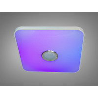 Смарт LED люстра біла 80 Вт RGB з Bluetooth Diasha DB-8501B/500x500RGB+MP3
