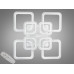 Люстры светодиодные Diasha A8060/4+4WH LED 3color dimmer