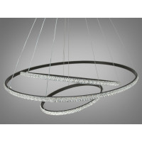 Лед люстра декоративная 150W Diasha MD77077-3BK-800+600+400dimmer