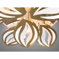 Лед люстры потолочные в зал Diasha 8092/6+3G LED 3color dimmer