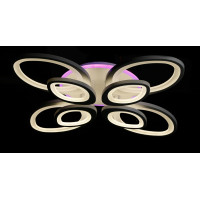 Люстра в зал или спальню светодиодная современная Splendid-Ray 2850194/4+4+A LED (WHITE) 