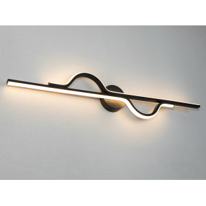 Стильний лінійний світлодіодний світильник на стіну, 36 Вт, чорний Diasha 9101/800BK