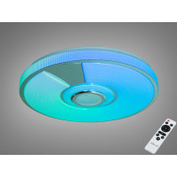 Стельова люстра LED біла 80 Вт RGB Bluetooth TUYA Diasha DB-8309/500RGB+MP3+TUYA