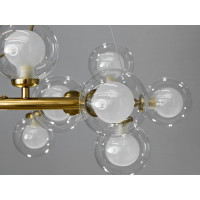 Підвісна люстра в стилі лофт -  Бульбашки, 15 ламп, бронза Diasha LQ7061/15BR