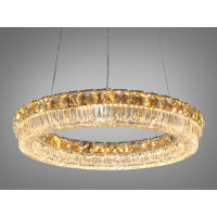 Кришталева світлодіодна люстра-підвіс, 60W Diasha MD6027/400S-gold