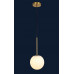 Светильник люстра подвесная в стиле лофт шар Levistella 9163415-1 BRZ+WH
