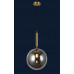 Люстра подвесная шар декоративная черная Levistella 9163525-1 BRZ+BK