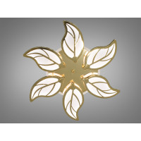 Світлодіодна люстра смарт світильник з пультом dimmer, 105W, золото Diasha 8028/6GLED3colordimmer