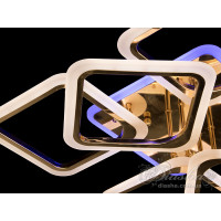 Плоские светодиодные люстры Diasha A8060/4+2 G led dimmer 3 color