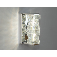 Унікальний настінний кришталевий LED світильник, 10W, хром Diasha F3820-120x260
