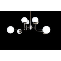 Люстра молекула в стиле лофт со стеклянным плафоном Linisoln 6038-8