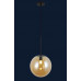 Светильник люстра подвесная в стиле лофт шар Levistella 9163425-1 BK+BR