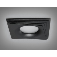 Серія "Аluminium", якісний алюмінієвий точковий світильник, чорний Diasha PR-3-BK