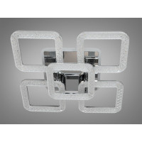 Стельова світлодіодна люстра з пультом, підсвіткою, димером, 80W, хром Diasha 2205/4+1HRLED3colordimmer