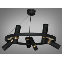 Люстра в зал 12 ламп  Diasha D1332/D650BK+G