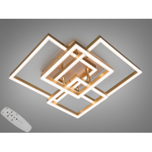 Світлодіодна стельова люстра 7001GLED золото з дистанційним керуванням Diasha 7001GLED3colordimmer