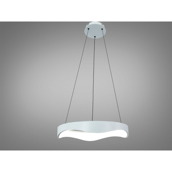 Світлодіодна люстра з підсвічуванням на пульті, 90 Вт, чорна Diasha 0471AWH