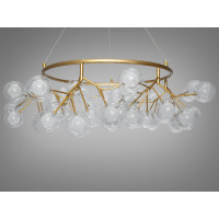 Люстра в зал 54 лампочкии Diasha Y887-54BGD