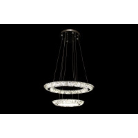 LED люстра со стразами круглая Linisoln 6127