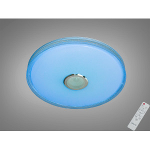 Смарт LED люстра біла 80 Вт RGB з Bluetooth Diasha DB-8306/500RGB+MP3