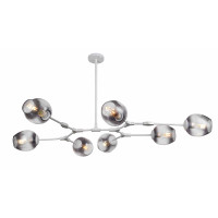 Люстра молекула Levistella 752L7731-7 WH+BK