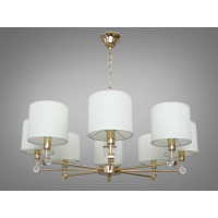 Люстры для зала с абажуром на 8 ламп Diasha 1010/8