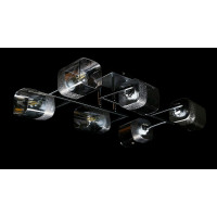 Люстра с плафонами  LGH90063/6 (BK+CR) Splendid-Ray
286366